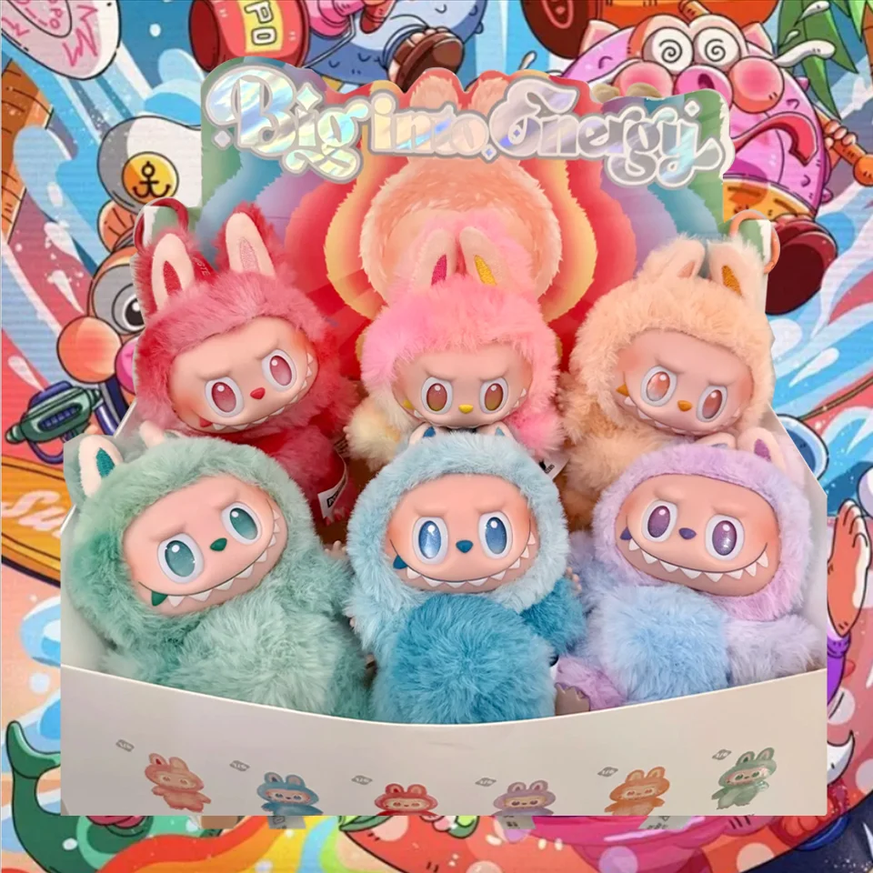 

Hot The Monsters Have A Seat Series Labubu Vinyl Plush Doll Blind Box Toy Action Figure Anime Model Mystery Box Gift Collection