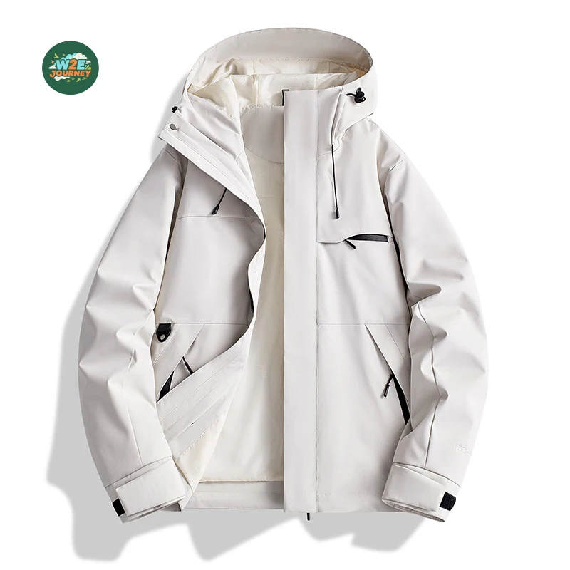 W2EJOURNEY Luxury Quality EU US Size Hiking Jacket Winter Outdoor Travel Windproof Water-Resistant Unisex Jacket