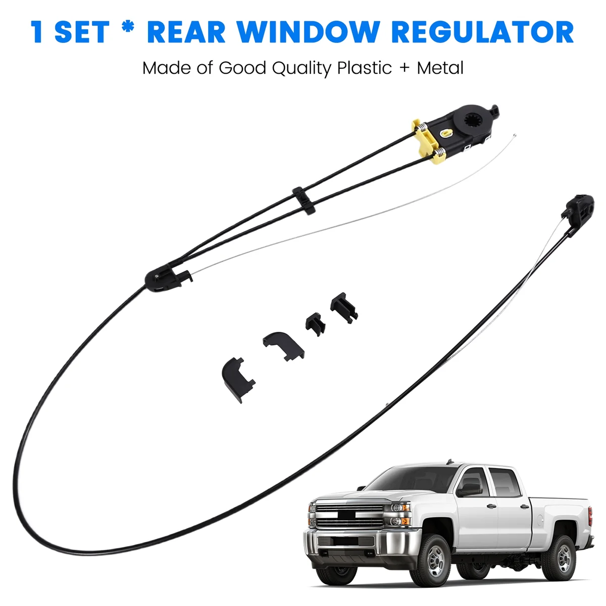 Rear Power Window Motor and Regulator  embly 25980205 for Chevrolet Silverado GMC Sierra