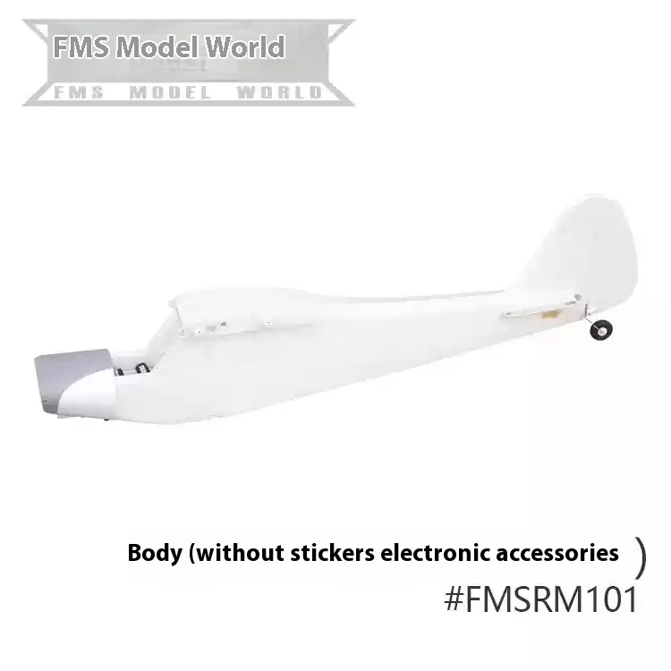 Nieuwe Fms 1700mm Pa-18 Vliegtuigen Complete Set Accessoires Romp Hoofdvleugels Platte Staart Propeller Batterij Cover Motor Frame
