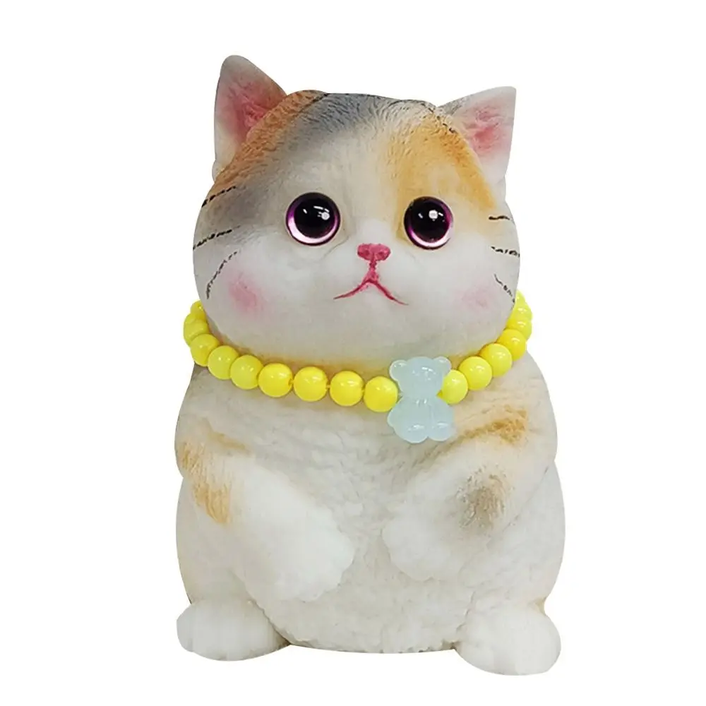 Big Squishy Relief Squeeze Cat Toys With Flocking Surface Silicone Cat Squishy Fidget Relief Stress Toy Anxiety Relaxation Toys