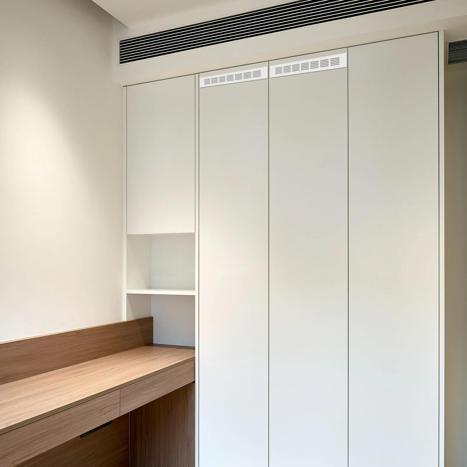 

2pcs Aluminum Alloy Breathable Mesh Door Air Vent Grille Silver Wardrobe Furniture Cabinet Vents Exhaust Rectangular