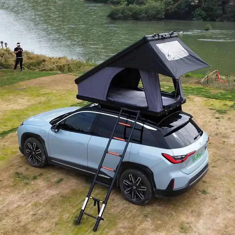 

XINQI Factory Direct Price Roof Top Tent One Bedroom Hard Shell Waterproof Aluminum Camping Outdoor Four-Season Quick Automatic