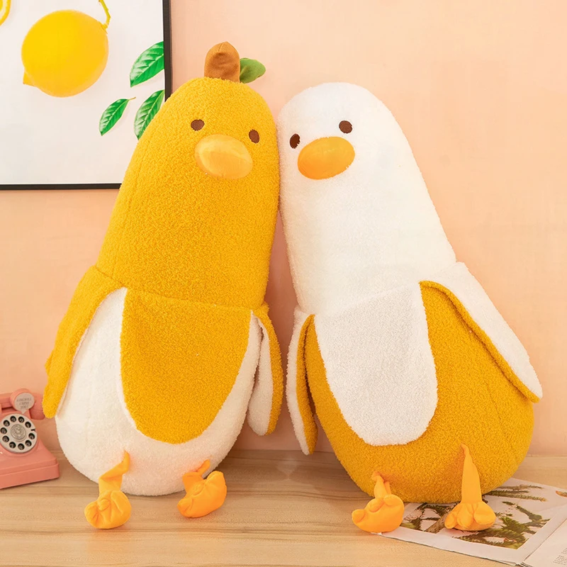 

Kawaii плюшевая игрушка банан утка мягкая кукла милая забавная подушка с животными мягкий приятный детский подарок на день рождения для детей мальчиков и девочек