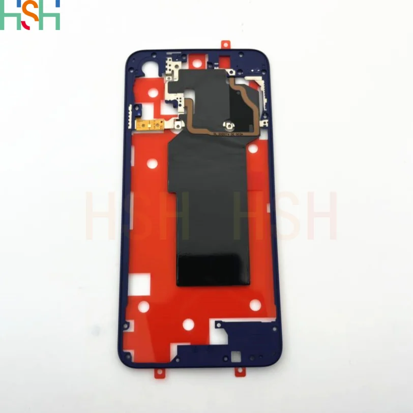 for Honor 20 Rear Back Cover Bracket For Huawei Nova 5T Middle Frame Housing Chassis+NFC Antenna+Mainboard Graphene+Vibrator