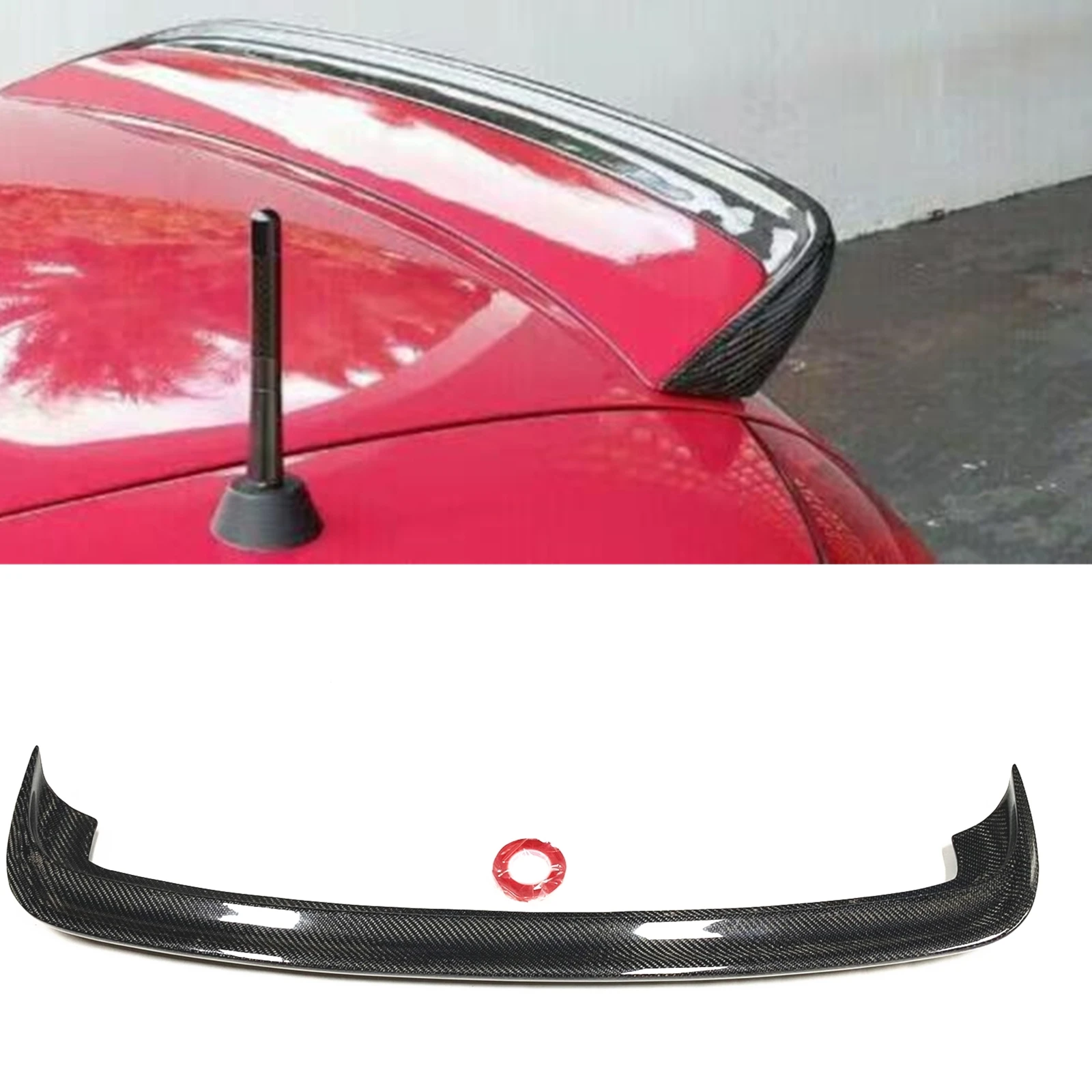 

Rear Trunk Lid Spoiler Wing For Audi TT Mk1 Type 8N /TT Quattro 1998-2006 Coupe Convertible 2-Door Carbon Fiber Car Splitter Lip