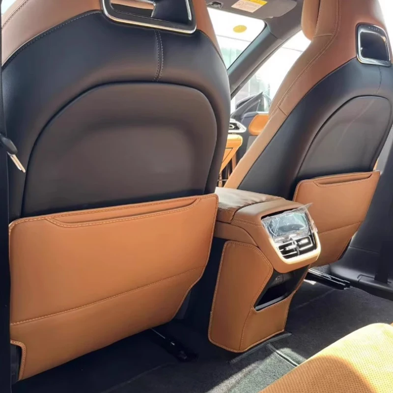 

For MAZDA EZ-6 6e 2025 2026 Seat Anti Kick Pad Anti Dirt Central Armrest Box Protective Pad Leather Interior Decoration