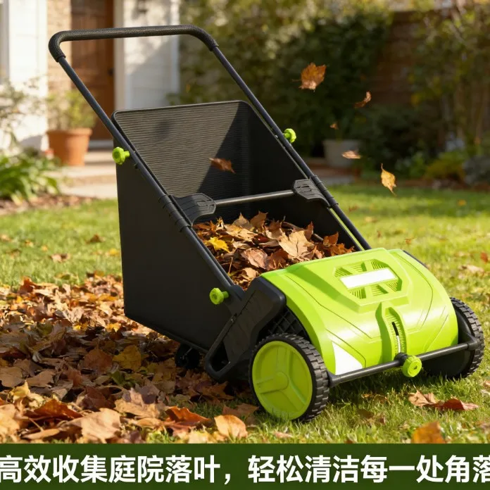Best-selling hand-pushed large-capacity family leaf collection cart for gardens and courtyards