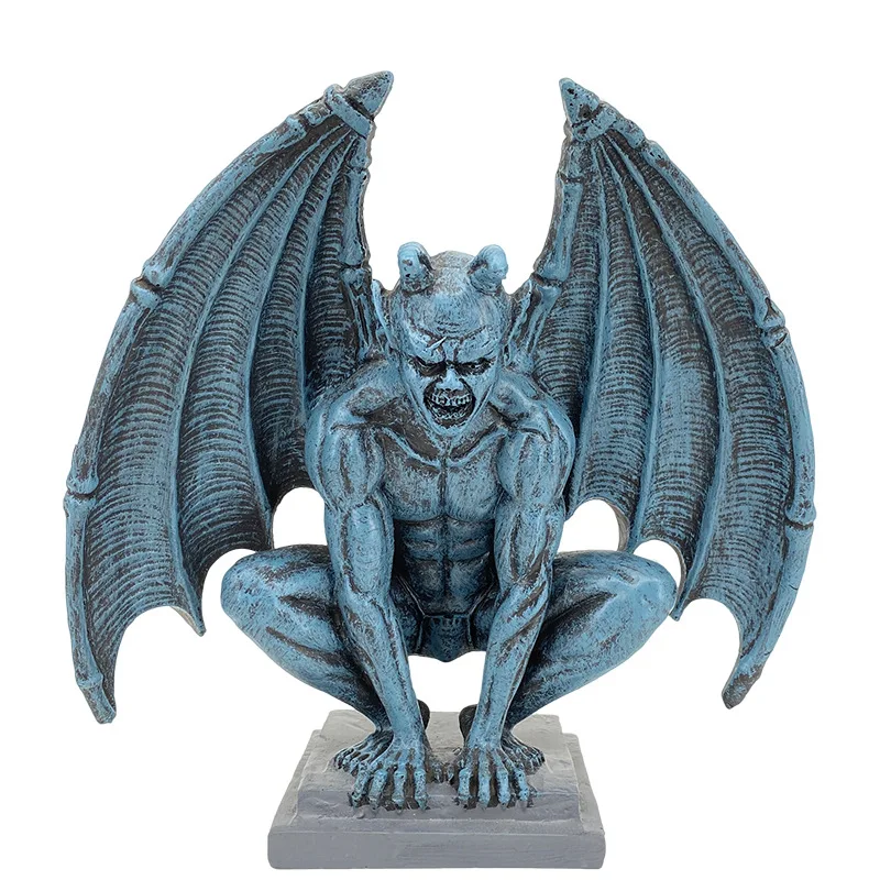 

Gothic Devil Home Crafts Vintage Sculpture Ornament For Home Decor Office Desk Decoration