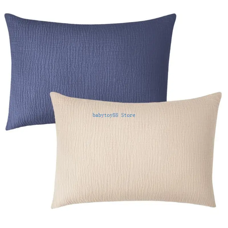 Y4UD 2PCS ระบายอากาศได้ดีและนุ่มนวลหมอนป้องกันปลอกหมอนปลอกหมอนชุดสำหรับเด็กวัยหัดเดินพอดีกับหมอนเดินทาง 14x19 นิ้ว