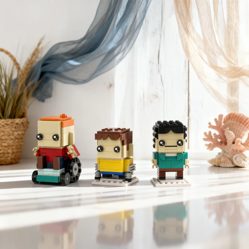 

300pcs MOC South Park 2 Brickheadz Model Building Blocks Creative DIY Gift Display Decor Assemble Premium Adult Kids Desk Home