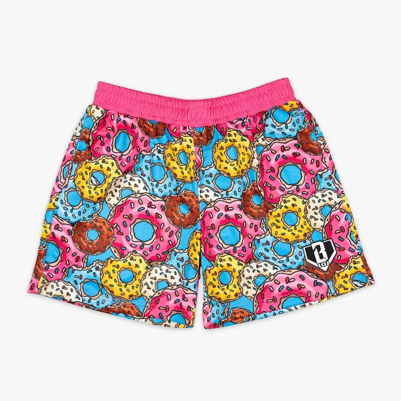 

Летние шорты 2026 года: Новая коллекция 101 Donut Collection с принтом, быстросохнущие модные повседневные спортивные шорты для взрослых и детей