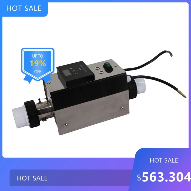 

07293KW 220V Pool Heizung Elektrische Schwimmbad und SPA Bad Heizung Badewanne Warmwasserbereiter Thermostat Schwi