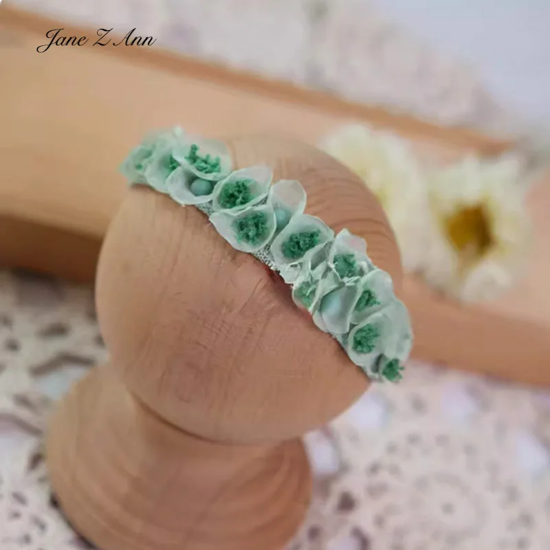 Newborn photography headband baby photo head flower 0-2 year infant solid color headwear props