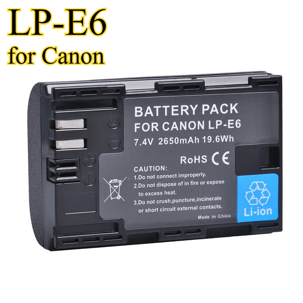 2650Mah LP-E6/LP-E6… - image