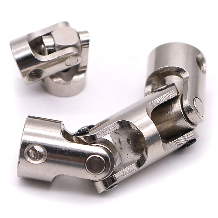 2025 CNC Machining Stainless Steel Universal Double Cardan Joint Shaft Coupling Multi-Directional Rotation Accessories