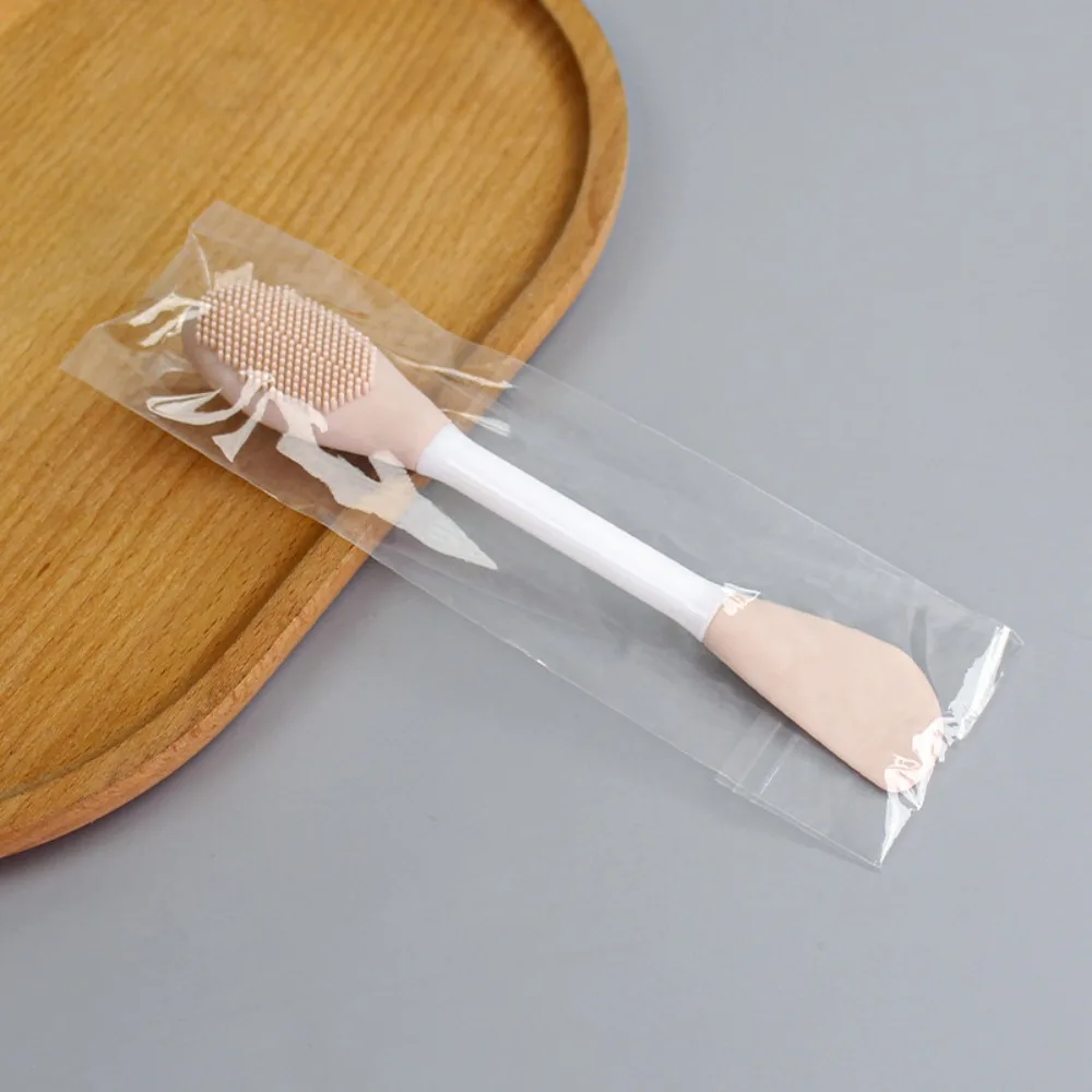 1 قطعة مزدوجة الرأس سيليكون قناع الوجه فرش الوجه المسام فرشاة تنظيف الطين فيلم قضيب النساء تنظيف أدوات العناية بالبشرة