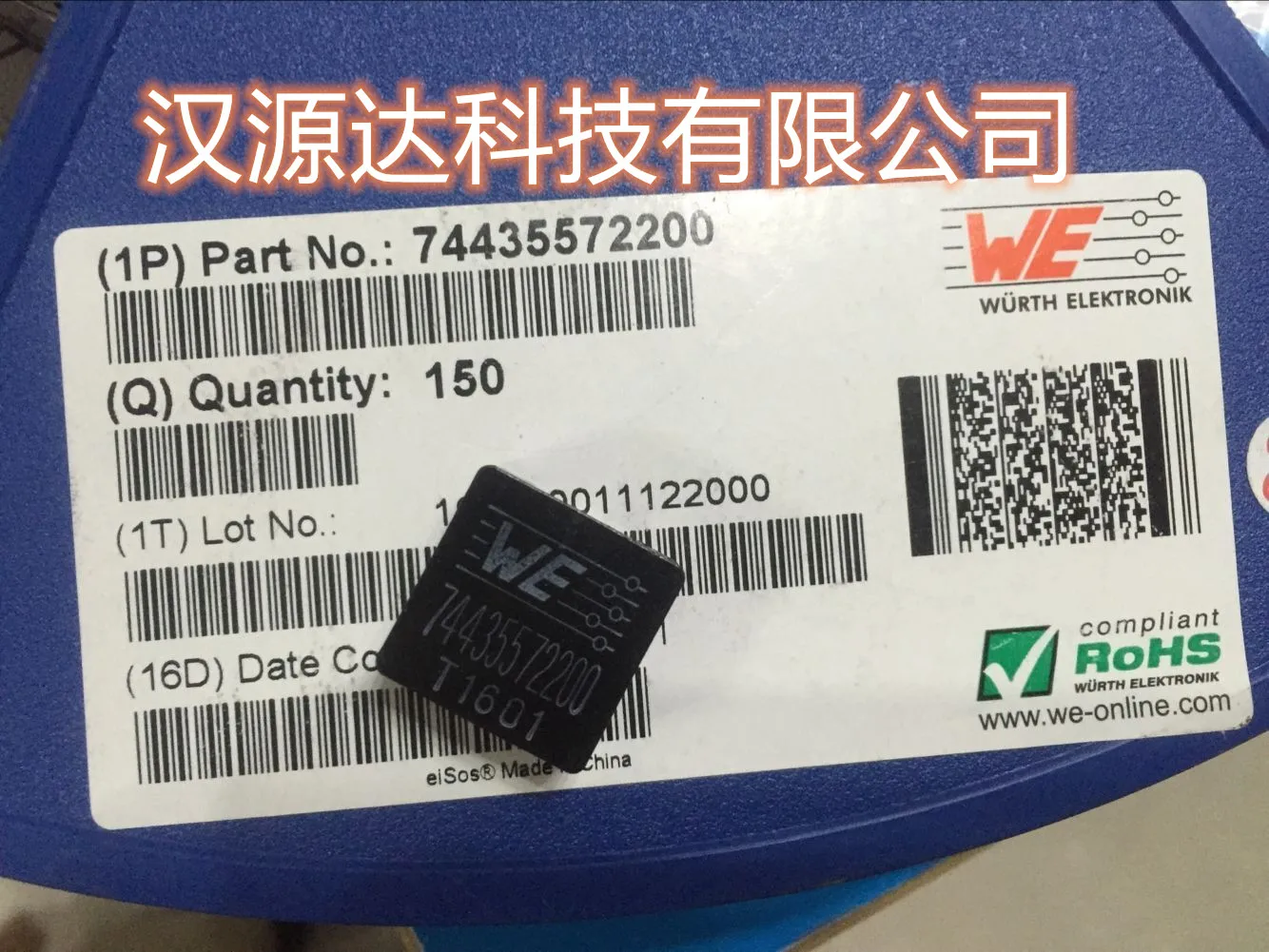 

2pcs/lot 74435572200 22UH 20% 11A 18X18X9MM chips Electronic new