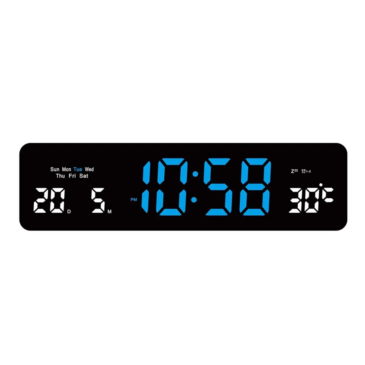 Promotion LED Electronic Clock USB Powered TEMP Week Dimmer Table Clock 12/24H Electronic LED Alarm Wall Clock