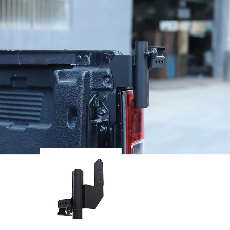 

For Ford Ranger Wildtrak T7 2015-2022 tailgate antenna flagpole bracket Automobile antenna flagpole accessories Carbon steel