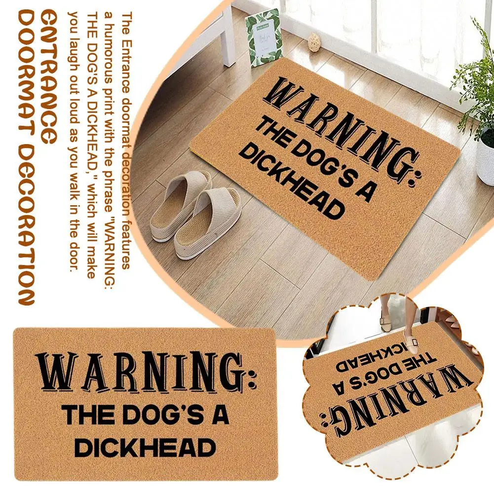 40*60cm/75*44cm Funny Front Door Mat Outdoor Mat Entry Brown Mat House Home Foyer Floor Mat With Heavy Duty For Welcoming Q5K3