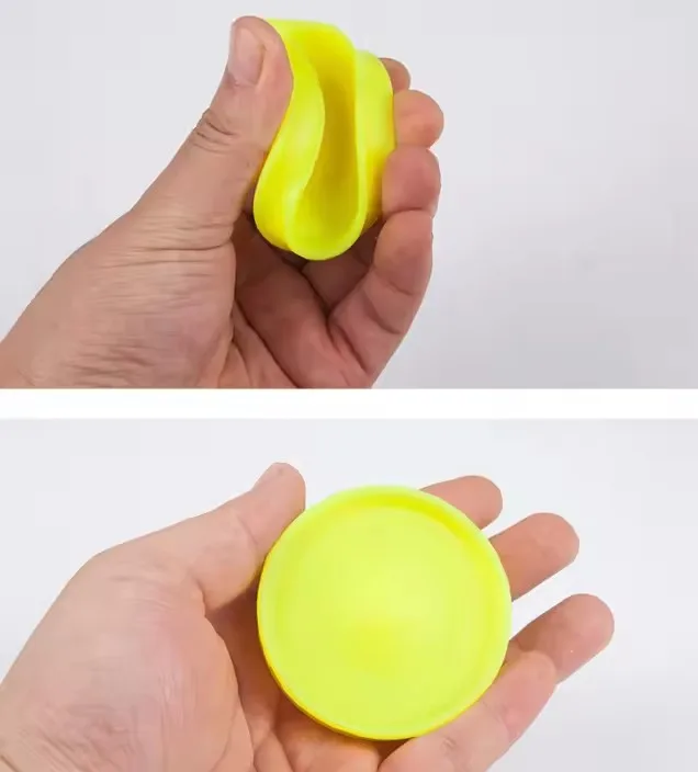 Mini Strand-Frisbee für Erwachsene aus Silikon, Outdoor-Sport-Dekompressionsscheibe, Spaß und Unterhaltung, Taschengröße, Weihnachtsgeschenk – Detail 3