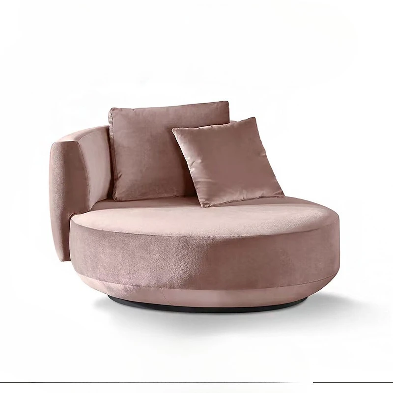 

Light luxury high-end creative single sofa chair, villa luxury living room lazy sofa