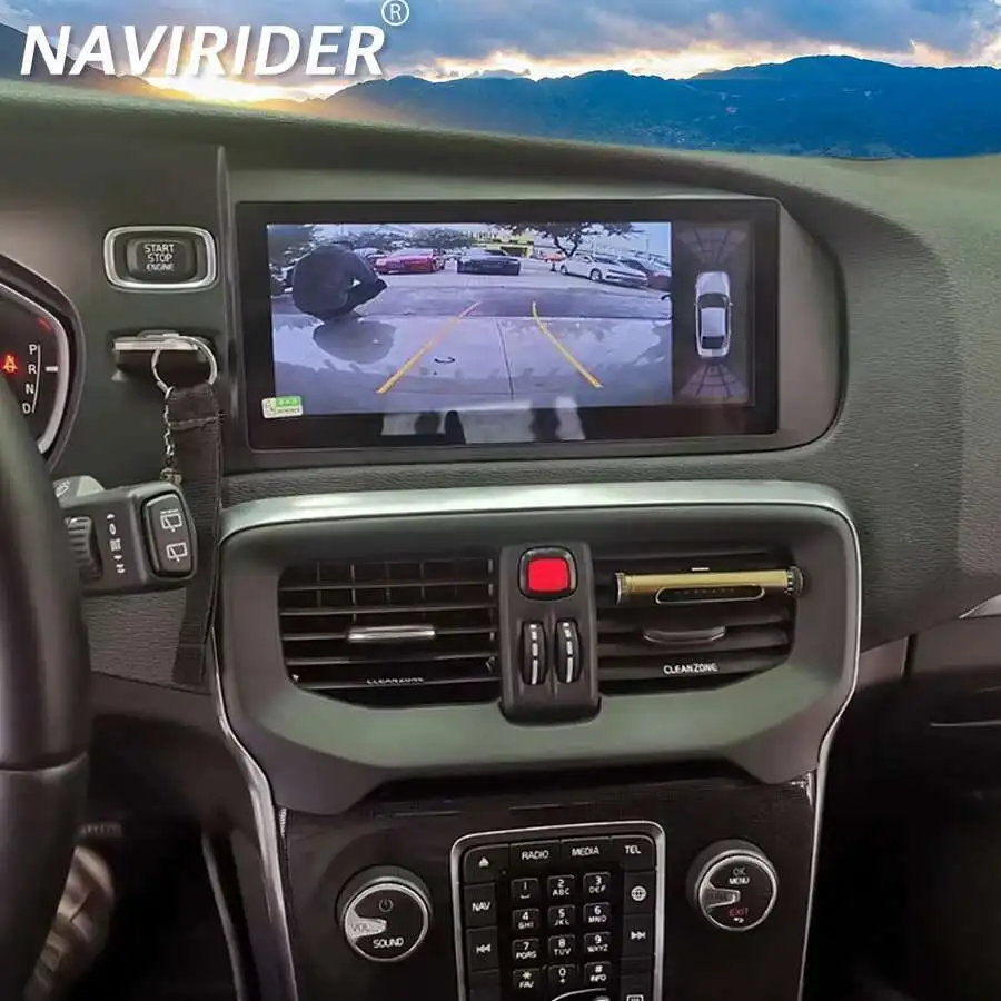 Radio Estéreo con GPS para coche, reproductor Multimedia con Android 13, 8,8 pulgadas, 2DIN, Carplay, unidad principal inalámbrica, para Volvo V40 2011-2018