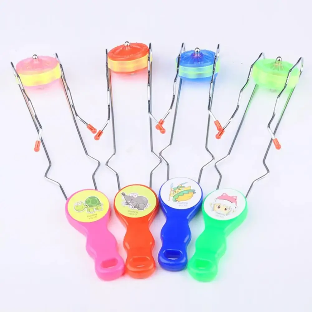 

1PCS Creative Light-up Gyro Wheel Rail Twirler Spinning Flashing Gyro Science Toy Kids Gifts Educational Puzzle Toys