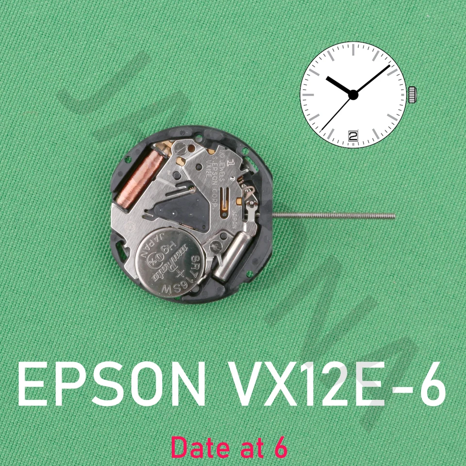 VX12 movement Japanese EPSON VX12E movement VX12E-6 movement
