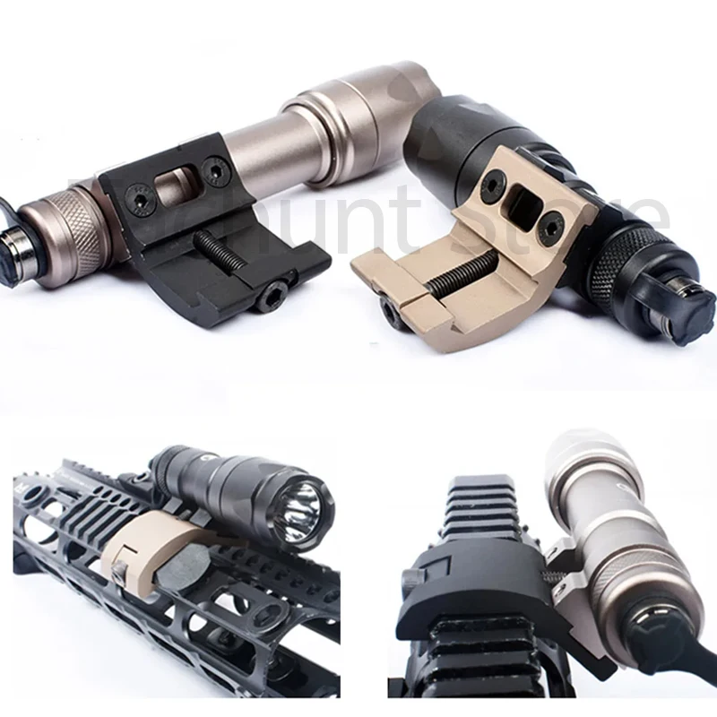 Soporte offset Surefire para linterna táctica – Riel Picatinny 20 mm - imagen 5