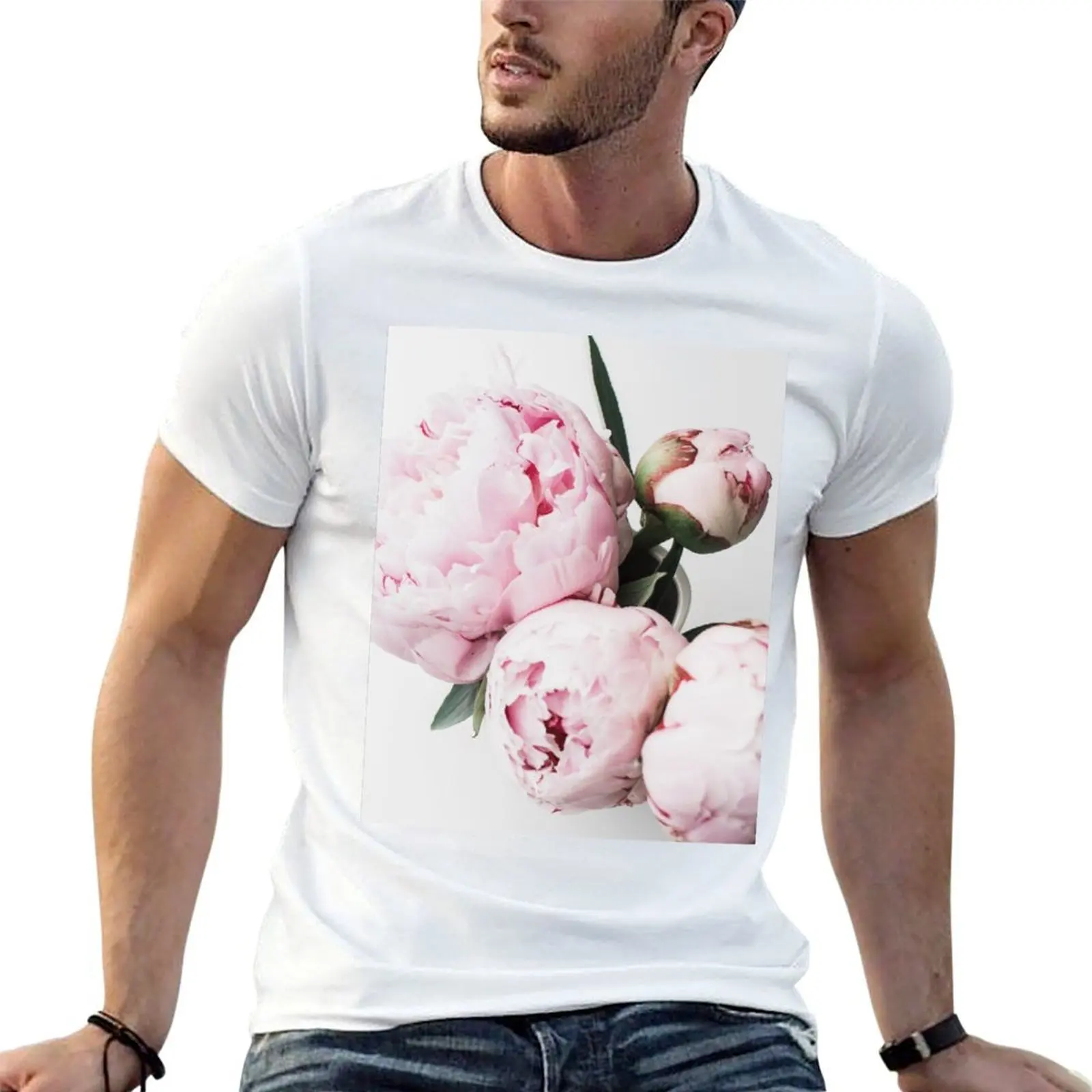 

Flowers print, Scandinavian, Peony, Fashion print, Scandinavian art, Modern art, Wall art, Print, Minimalistic, Modern T-Shirt