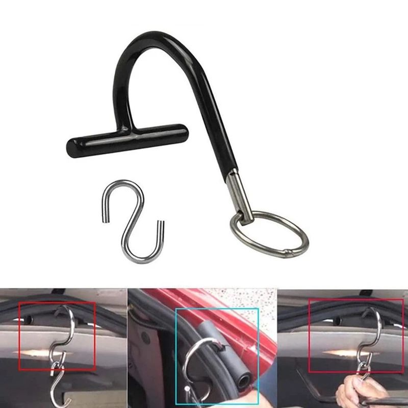 Body Dent Repair Hanger With S Hook T-Bar Bracket Tool Dent Repair Without Sheet Metal Repair Parts Lever Tool Easy To Use