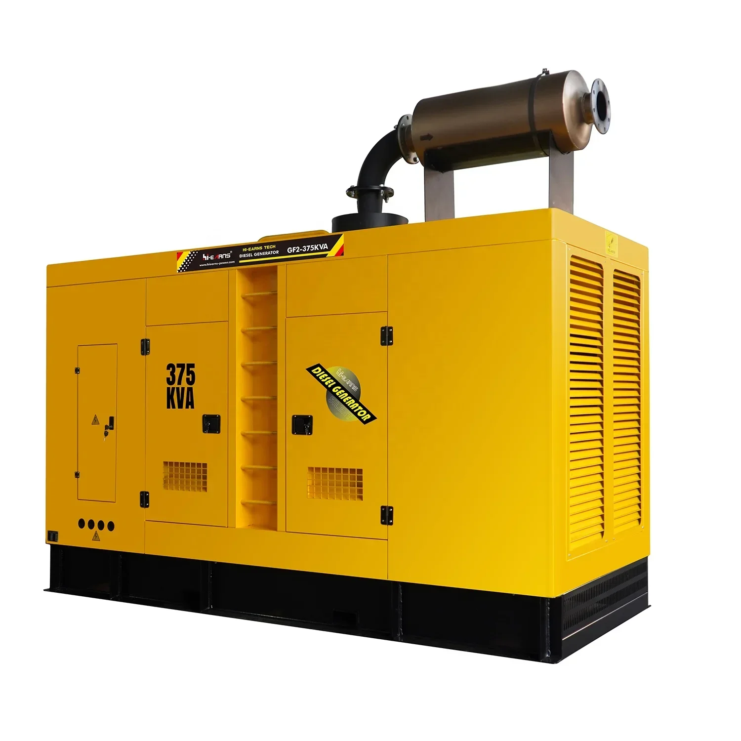 Hi-earns Brand 300KW 375KVA water-cooled diesel  generator super silent