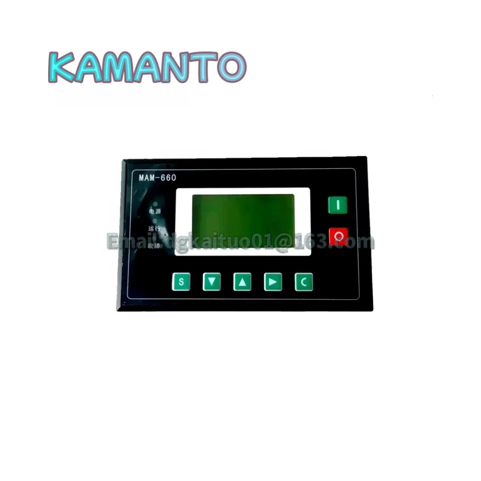 Hoge kwaliteit MAM660(B)(100A) PLC-controllerpaneel met transformator CT1+CT2 voor schroefluchtcompressor Verkoop