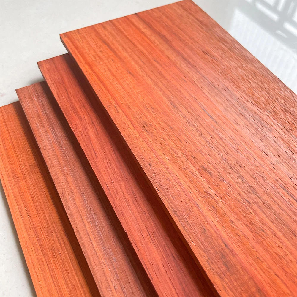OMUKI 2pcs Rosewood Panel Solid Wood DIY Handmade Construction Model Guitar Speaker Material Wood Veneer For Woodwork