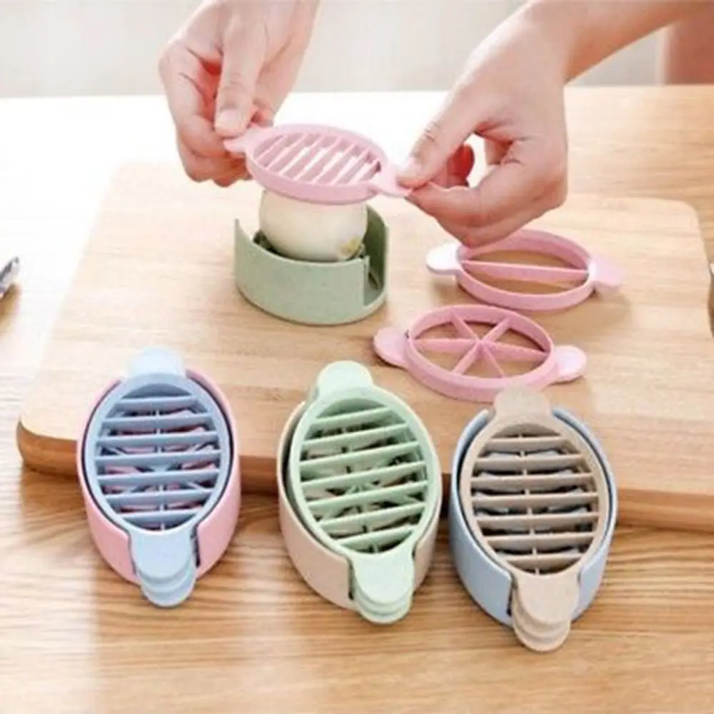 Multi-function Egg Cutter Wheat Straw Egg Split Device Tools Kitchen Egg Cutting Cooking Tool