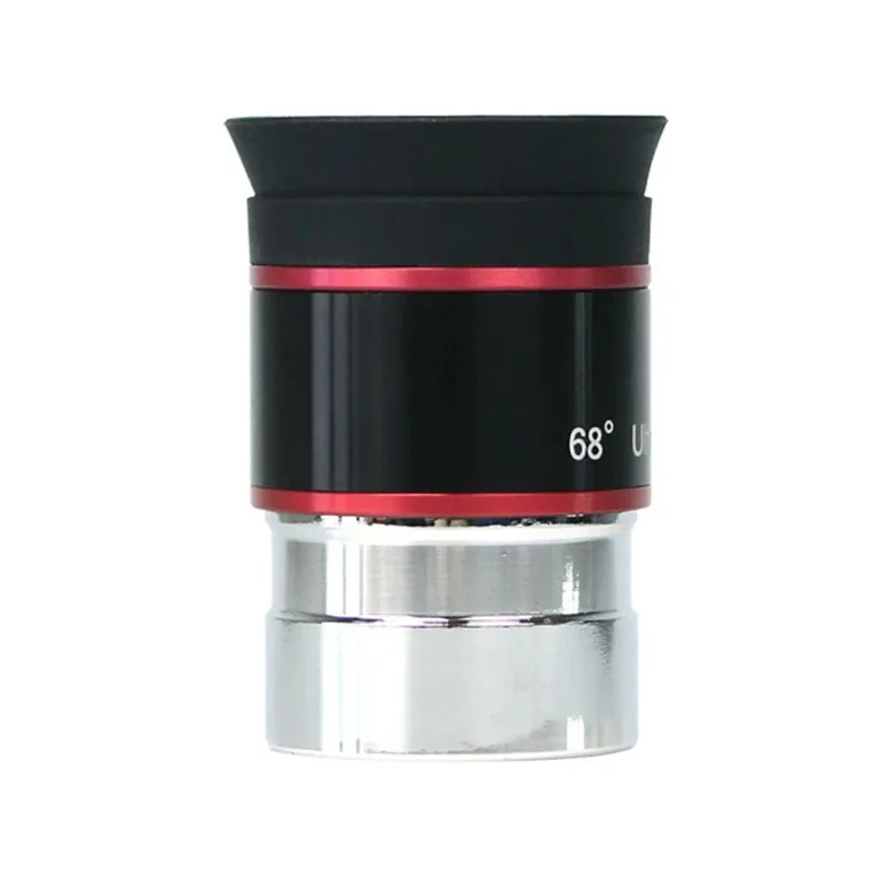ملحقات التلسكوب الفلكي 1.25 بوصة 31.7 مم 68 درجة 15 مم عدسة متعددة الزوايا الواسعة للغاية