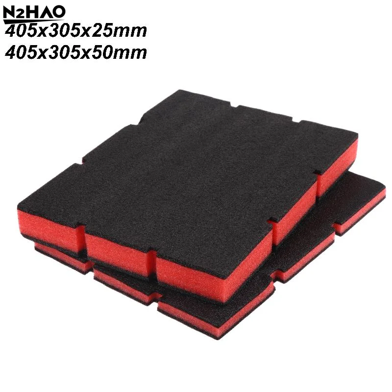 1Pcs EPE Shockproof Red & Black Foam Insert Foam Tool Organizer Inserts For 48-22-8442 And 48-22-84432 Drawer Boxes