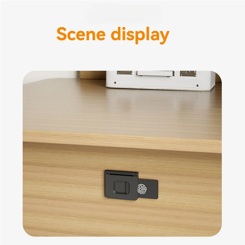 

B34B-Drawer Wardrobe Lock Electronic Lock Childproof No Drilling Safety Electric Door Lock For Home Cabinet Security