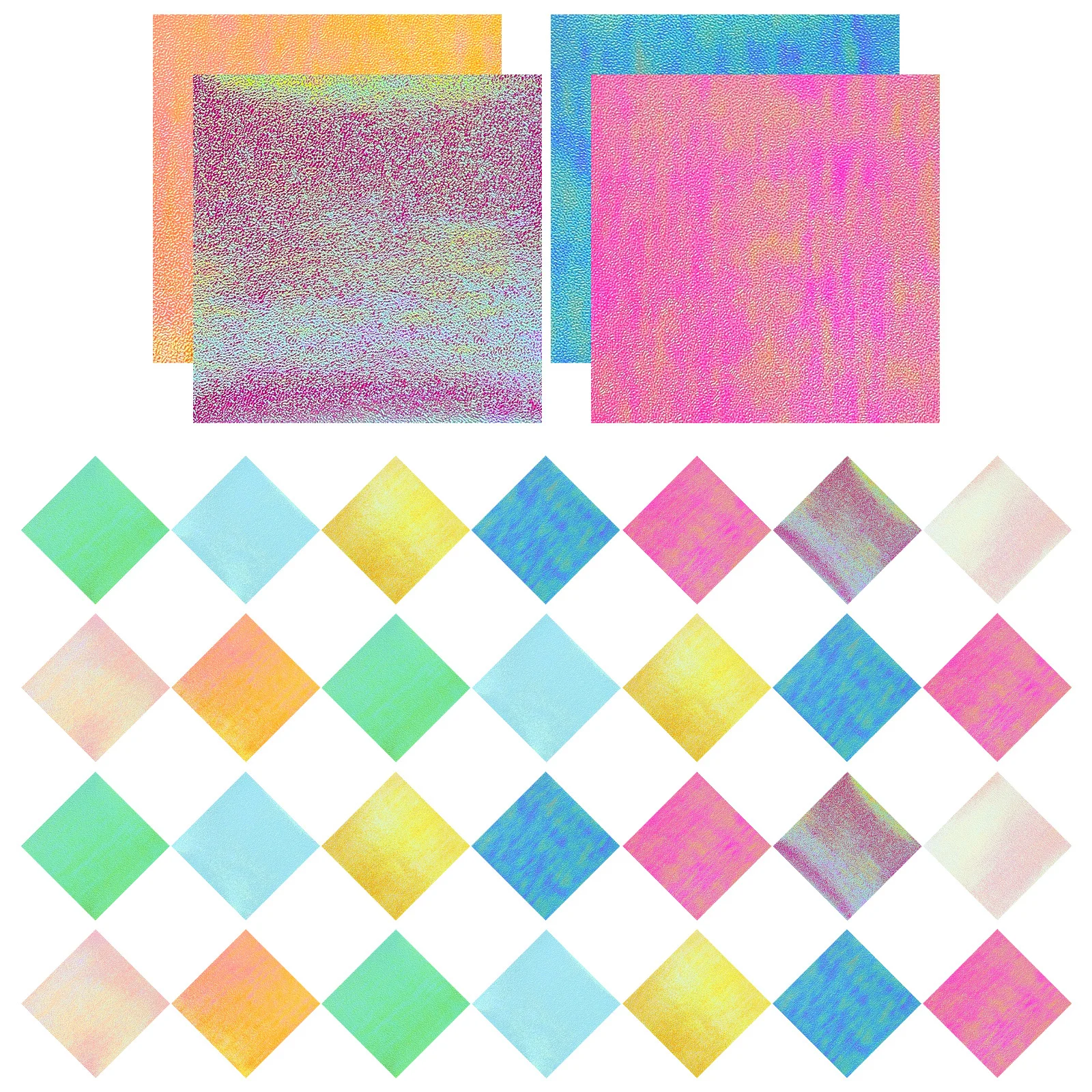 50pcs Origami Paper For Kids Adults Craft Diy Handicraft Art Project Educational Gift Set Exquisite Folding Craft Paper Bulk