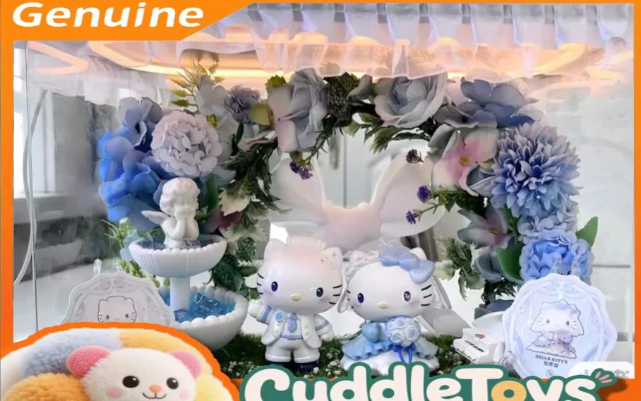 

Аутентичные TOPTOY Sanrio романтическая свадебная серия слепая коробка Hello Kitty Kuromi вечные цветы DIY периферийные устройства модные украшения