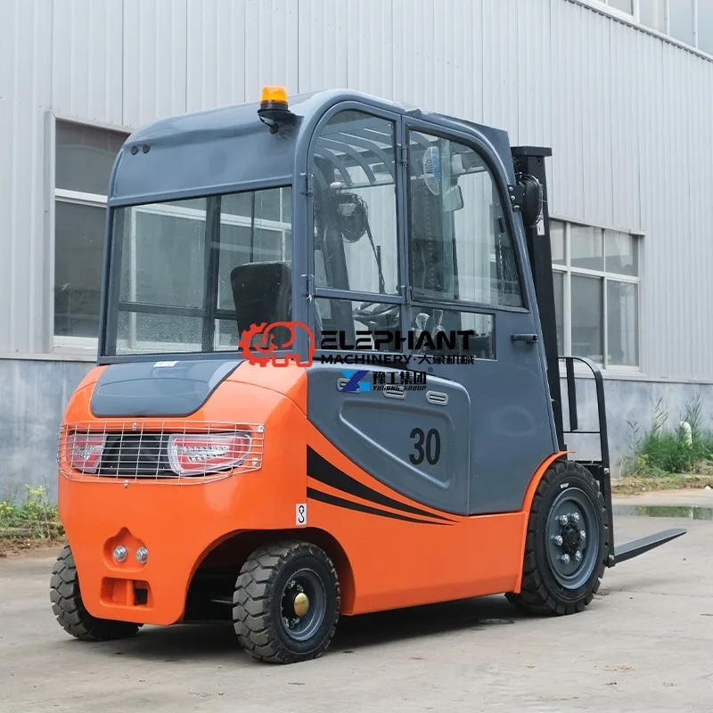 Free Shipping Compact Electric Forklift  Stacker Truck 2 Ton 3 Ton Optional Capacity Battery Powered Hydraulic Pallet Lift Ideal