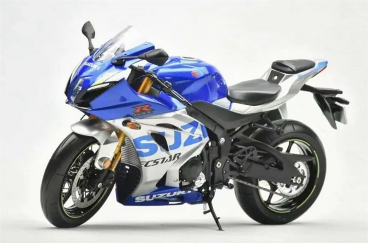 LCD Diecast 1/12 Suzuki มอเตอร์รุ่นรถยนต์ Suzuki มอเตอร์ GSX R1000 รถจักรยานยนต์เล่นยานพาหนะของเล่นสําหรับของขวัญเด็กกล่องต้นฉบับ