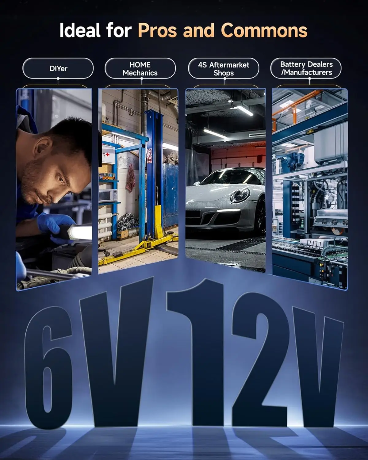 Рисунок 3 - FOXWELL BT301 6 В 12 В тестер автомобильного