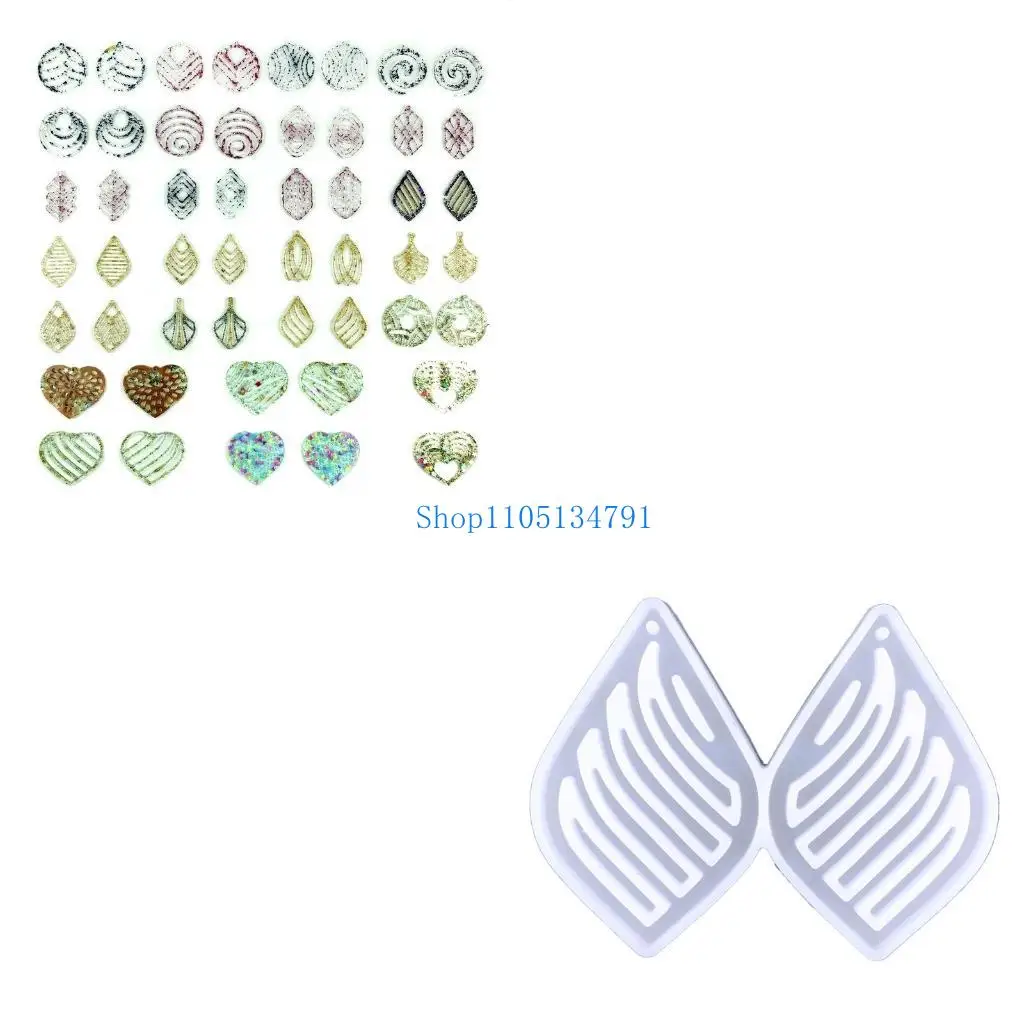 

Формы для сережек из смолы, формы для литья ювелирных изделий, силиконовые формы для подвесок, формы для эпоксидной смолы, серьги из смолы, ювелирные изделия, сделай сам, ремесленная форма