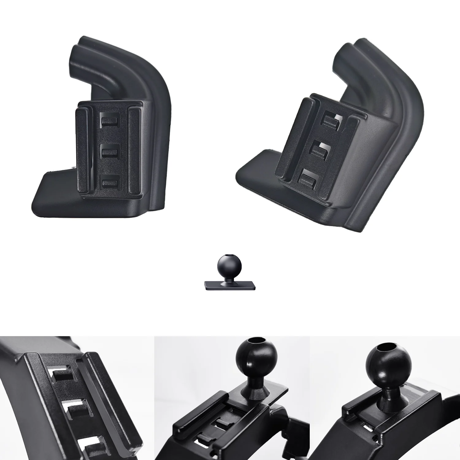 Car Phone Holder For JEEP Cherokee 2016 2017 Mobile Phone Mounts Car Wireless Charging Special Fixed Base Accessories