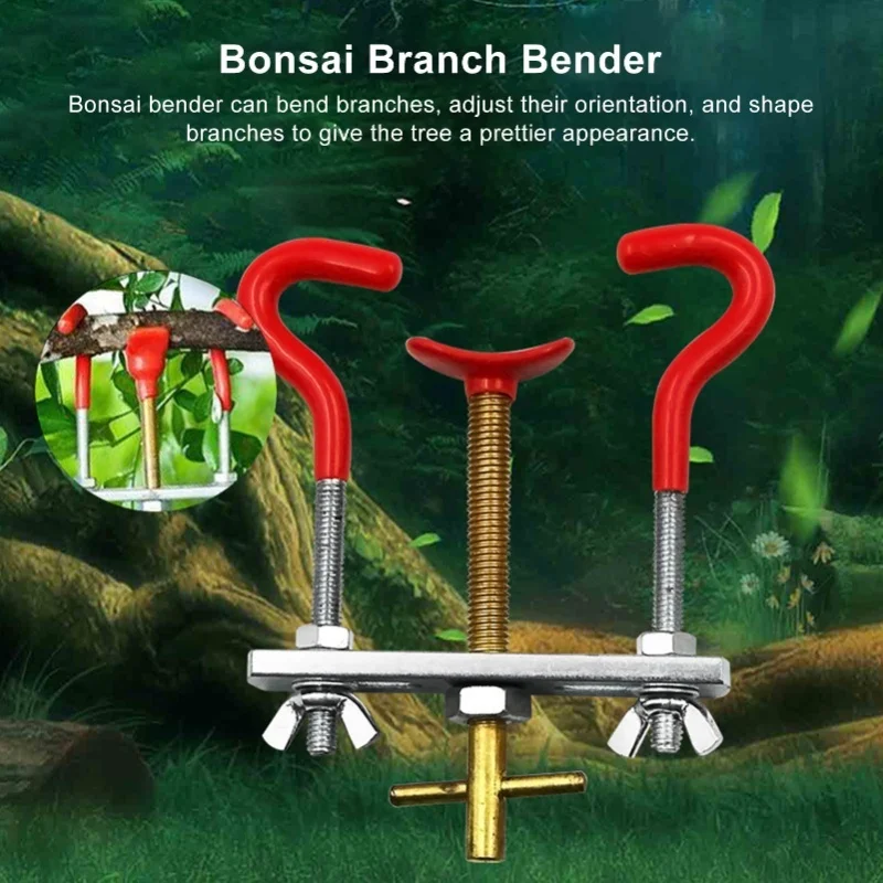 Branch Bender Prevent Slip Carbon Steel DIY Shaping Tree Trunk Adjuster Tool For Bonsai Gardening