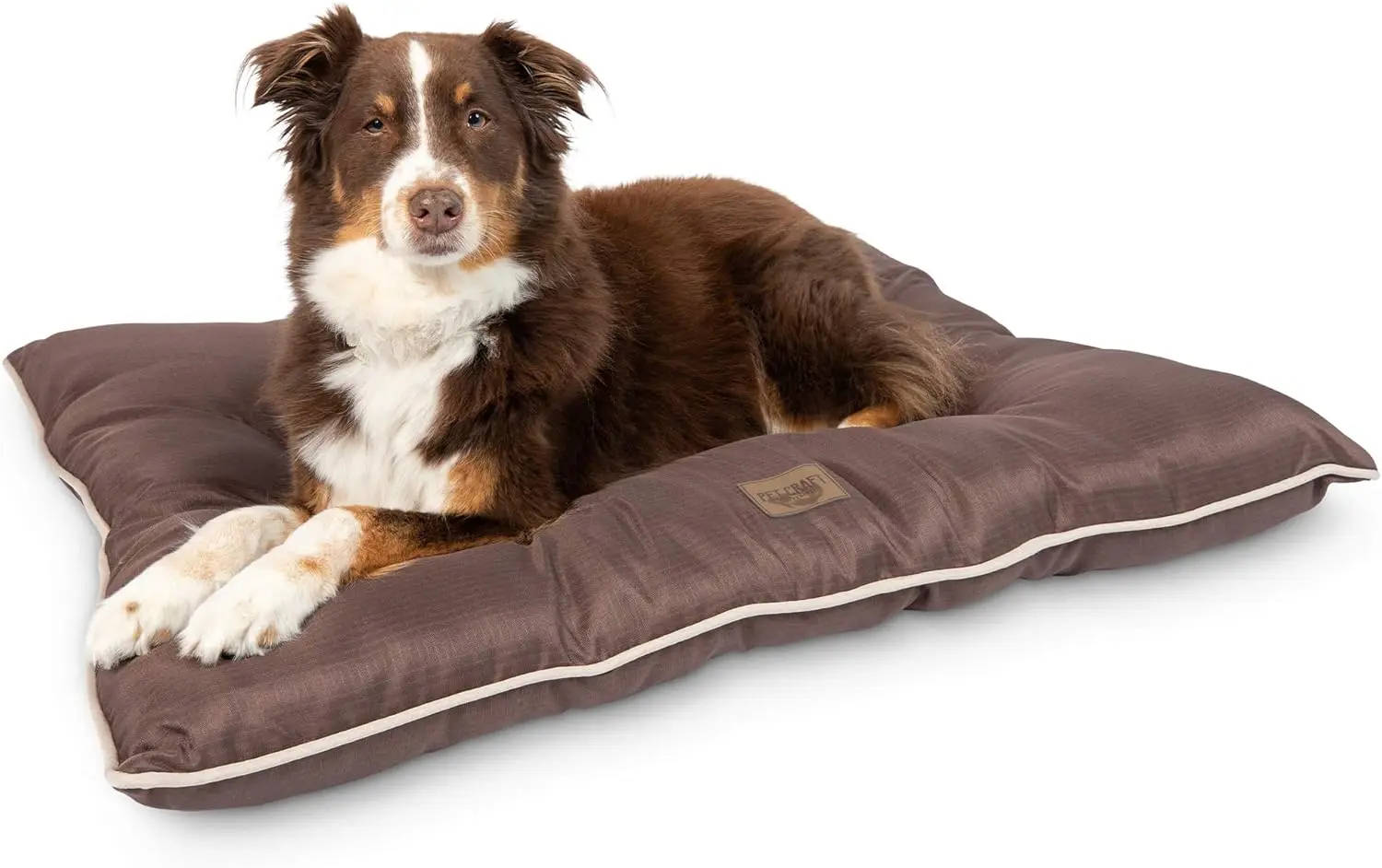 

Pet Craft Supply Super Snoozer Calming Indoor / Outdoor All Season Water Resistant Durable Dog Bed, Large, Chocolate