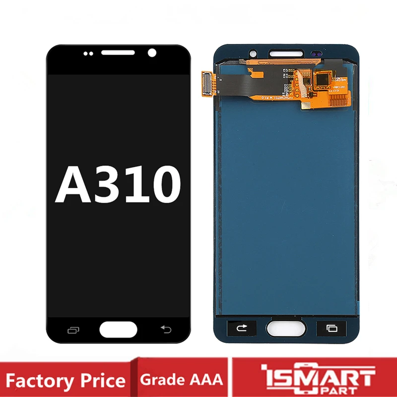 

AMOLED для Samsung Galaxy A3 2016 A310 ЖК-дисплей с сенсорным экраном дигитайзер в сборе A310F A3100